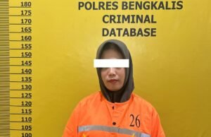 Satreskrim Polres Bengkalis Tahan Tersangka Penggelapan Dana Perusahaan