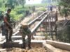 Tim Audit Wasrik Itdam III/Siliwangi Tinjau Pembangunan Jembatan di Wilayah Kodim 0616/Indramayu