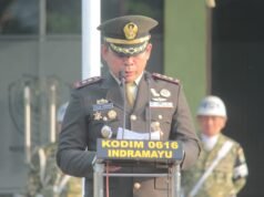 Upacara Peringatan Hari Lahir Pancasila Tahun 2026 Tingkat KODIM 0616/Indramayu Berlangsung Khidmat