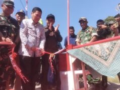Sinergi Pemkab Indramayu dan TNI, Jembatan Sungai Cilalanang Resmi Beroperasi