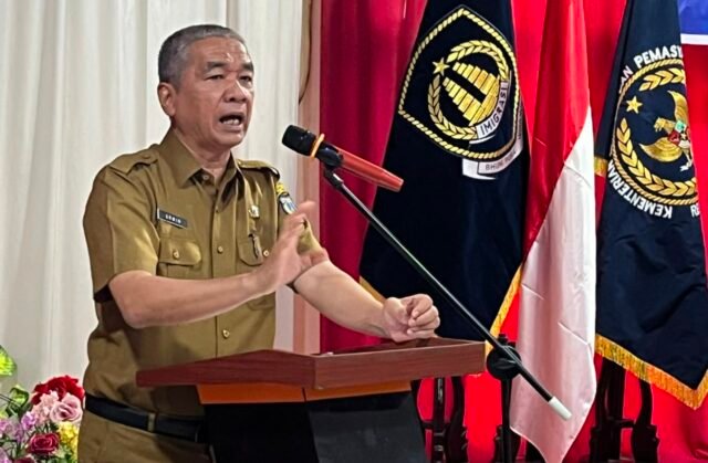 BUKA SOSIALISASI DESA BINAAN IMIGRASI, SEKDA TEBING TINGGI MINTA LURAH MAMPU DETEKSI DINI MODUS TPPO DAN TPPM