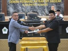 DPRD Konawe Gelar Paripurna Penyerahan Ranperda Pertanggungjawaban APBD 2025