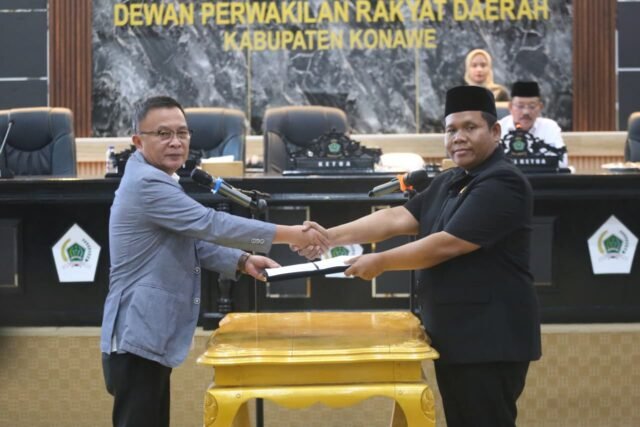 DPRD Konawe Gelar Paripurna Penyerahan Ranperda Pertanggungjawaban APBD 2025