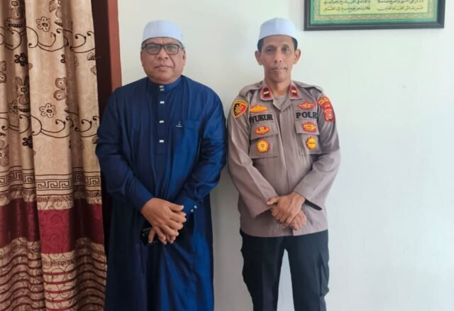 Kapolsek Muara Dua Perkuat Sinergi dengan Ulama, Jalin Silaturahmi Bersama Ketua MPU Kota Lhokseumawe