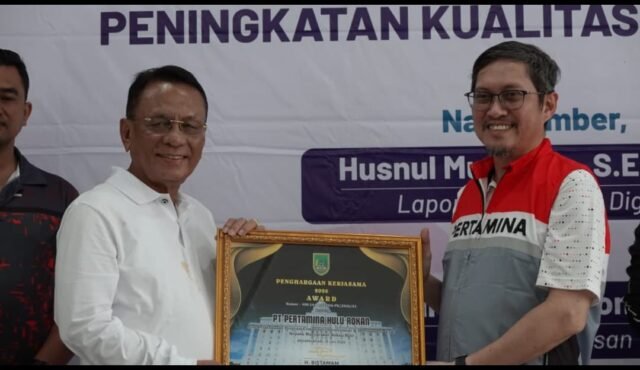 PHR Raih Penghargaan Mitra Pembangunan dari Pemkab Rokan Hilir Berkat Program Pemberdayaan Masyarakat