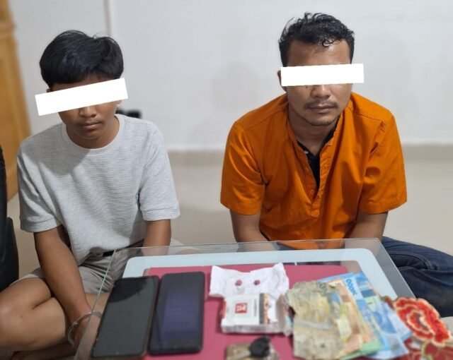 Polsek Mandau Amankan Dua Terduga Pengguna Ekstasi di Balik Alam, Dukung Program P4GN