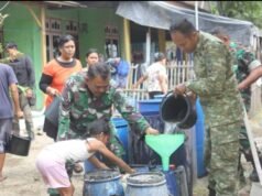 Kodim 0616/Indramayu dan BPBD Salurkan 10.000 Liter Air Bersih untuk Warga Terdampak Kemarau di Krangkeng