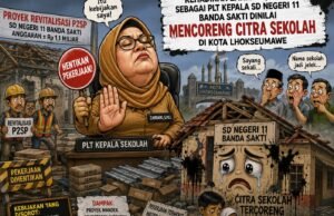 Ketua P2SP Pertanyakan Keputusan Plt SDN 11 Lhokseumawe yang Menghentikan Proyek Revitalisasi