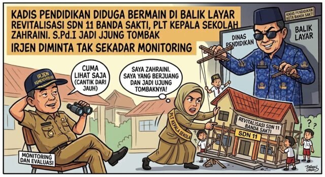 Kadis Pendidikan Diduga Bermain di Balik Layar Revitalisasi SDN 11