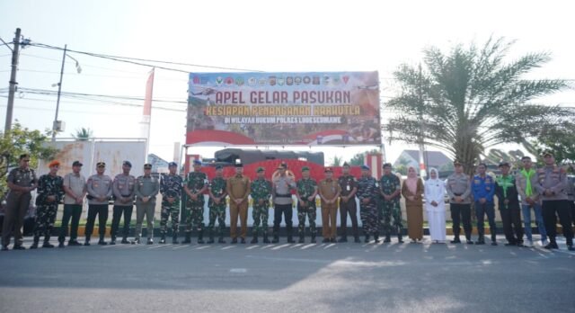Kapolres Lhokseumawe Pimpin Apel Gelar Pasukan Kesiapan Penanganan Karhutla, Tekankan Pencegahan Sejak Dini