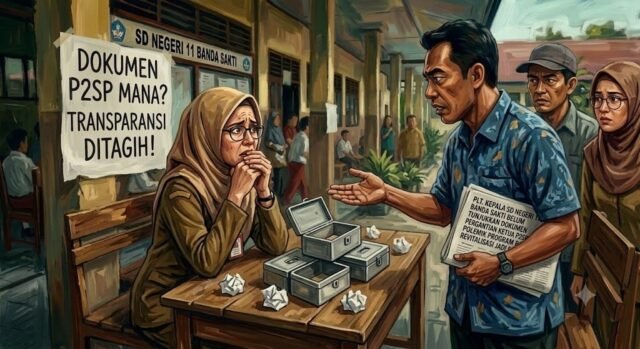 Keabsahan SK P2SP SD Negeri 11 Banda Sakti Dipertanyakan, Plt Kepsek dan Kabid Sarana Pilih Bungkam