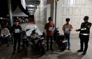 Ops Cipta Kondisi Gabungan Polsek Mandau dan Polres Bengkalis, 3 Motor Knalpot Brong Diamankan