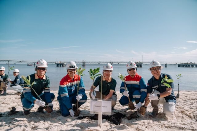 PHR Tanam 700 Bibit Mangrove di Dumai, Tegaskan Komitmen Jaga Pesisir dan Dukung Net Zero Emission