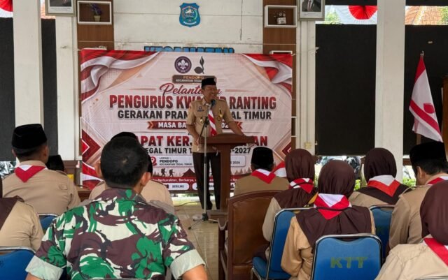 Pengurus Pramuka Tegal Timur dilantik, Siap Tancap Gas, Begini Pesan Kak Agus