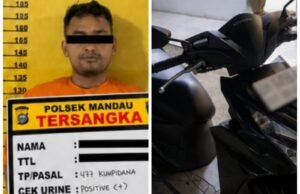 Polsek Mandau Tangkap Pelaku Curanmor Honda Beat, Motor Korban Berhasil Diamankan