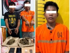 Satresnarkoba Polres Bengkalis Amankan 3 Orang, Sita Sabu dan 391 Gram Ganja di Kandis