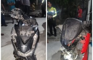 Tabrakan Dua Motor di Jalan Tegal Sari Mandau, 1 Pengendara Meninggal Dunia