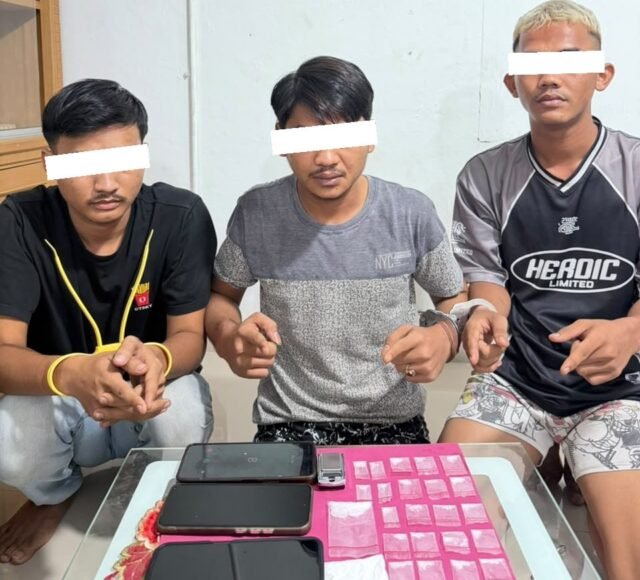 Terungkap dari Pengembangan Kasus, Polsek Mandau Bongkar Peredaran Sabu dan Ekstasi di Air Jamban, Tiga Pelaku Diamankan
