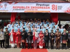 Wali Kota Tebing Tinggi Pimpin Upacara Peringatan HUT ke-81 Kemerdekaan RI di Lapangan Merdeka