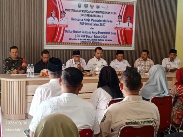 Gelar Musrenbang dan RKPDes 2027, Desa Balai Makam Bahas Prioritas di Tengah Defisit Anggaran