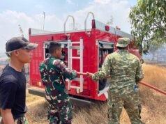 Kebakaran Lahan Hutan di Blok Cipondoh Cikawung Berhasil Dipadamkan, TNI dan Perhutani Bergerak Cepat