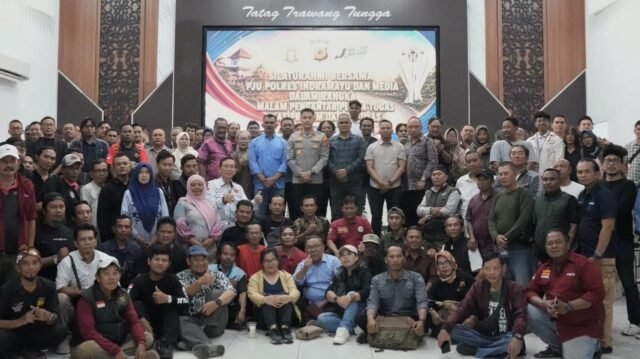 Polres Indramayu Gelar Malam Pengantar Purna Bersama Insan Pers