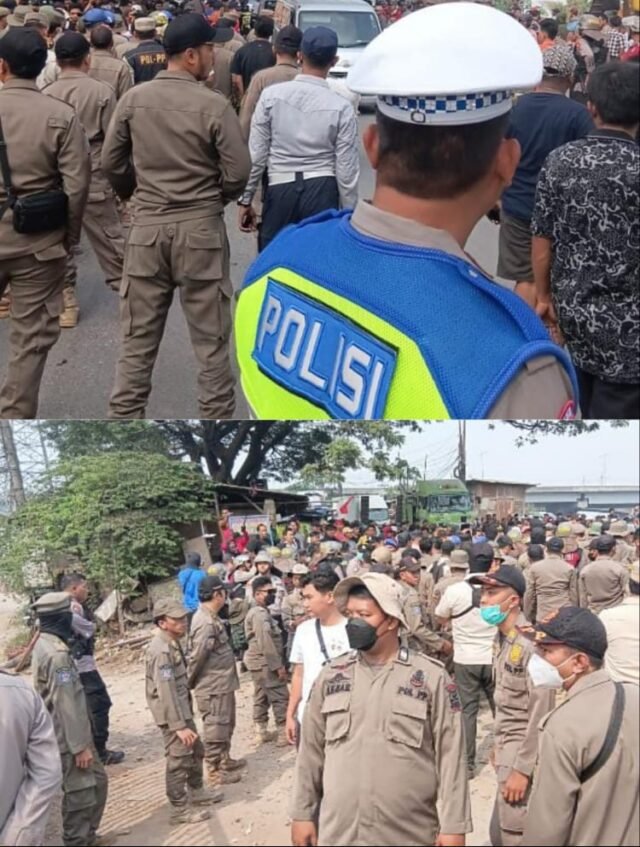 Upaya Penertiban 19 Bangunan Liar di Jalan Jarakosta, Desa Sukadanau Bekasi, Terpaksa Ditunda
