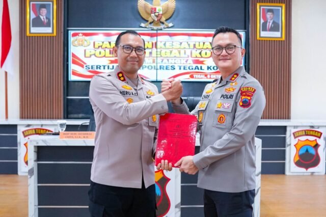 AKBP Christian Resmi Pimpin Polres Tegal Kota, Langkah Awal Petakan Kerawanan Kamtibmas