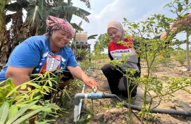 Atasi Krisis Air Musim Kemarau, PHR Hadirkan Irigasi Tetes untuk Petani Perawang
