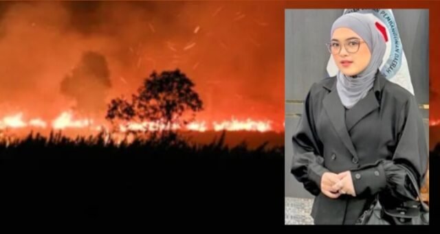 KARHUTLA HUTAN TERBAKAR ATAU DIBAKAR
