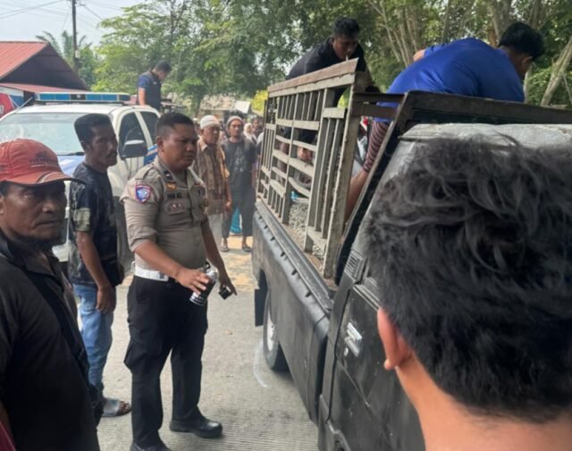 Kecelakaan Maut di Pematang Duku Bengkalis, Satu Penumpang Motor Meninggal Dunia