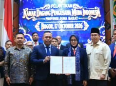 Lantik Octaria Vadilla di Jabar, Ketum KAPMI Gaungkan Politik Kece: Politik Bisnis, Bersanding Bukan Bermusuhan