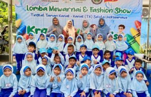 Lomba Mewarnai Krayon Ajaib dan Fashion Show Batik di Lhokseumawe