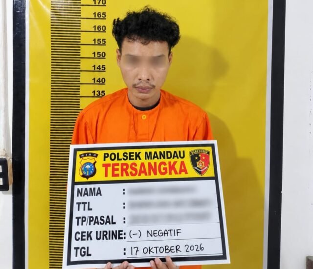 Polsek Mandau Amankan Pria Diduga Lakukan Persetubuhan Terhadap Anak di Bawah Umur