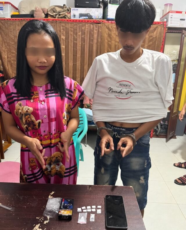Polsek Mandau Ringkus Dua Pelaku Sabu di Hotel Gundaling II, Satu Diantaranya DPO