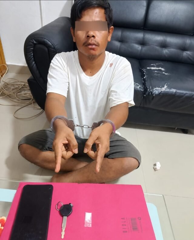 Polsek Mandau Tangkap Pemuda 32 Tahun, Satu Paket Sabu Diamankan di Bathin Solapan