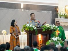 Safari Kamtibmas di Gereja Santo Athanasius Agung Semarang, Kapolda Jateng Tegaskan Komitmen Polisi Bersama Masyarakat