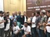 Sayuti Achmad Serahkan Surat Dukungan dari 15 Daerah untuk Maju Calon Ketua PWI Aceh